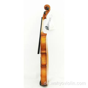 Handgefertigte antike Violine aus geflammtem Ahorn